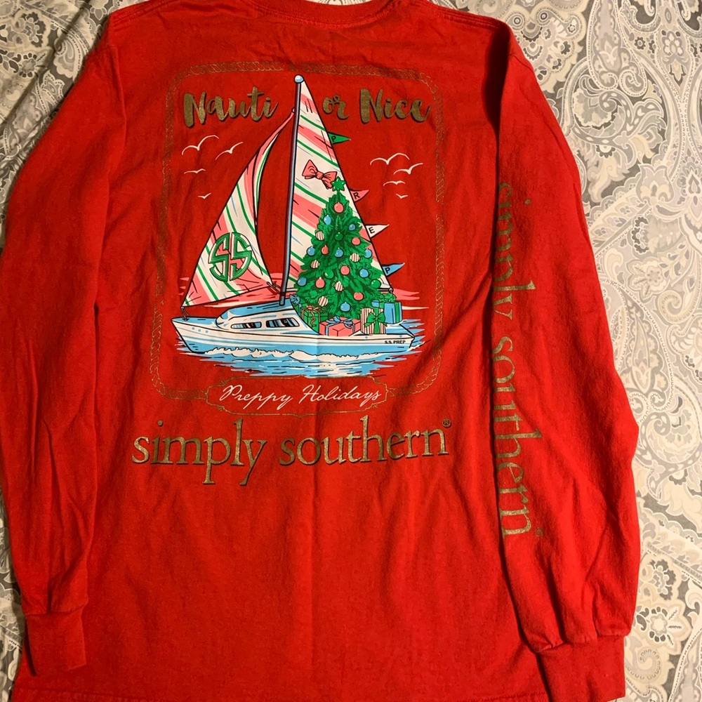 L/S Simply Southern Holiday T-shirt